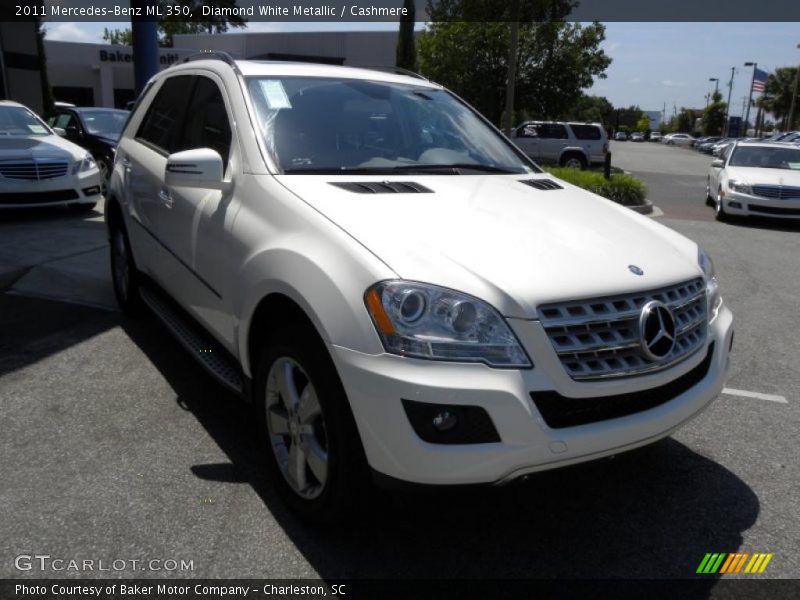 Diamond White Metallic / Cashmere 2011 Mercedes-Benz ML 350