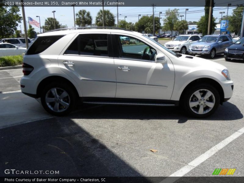 Diamond White Metallic / Cashmere 2011 Mercedes-Benz ML 350