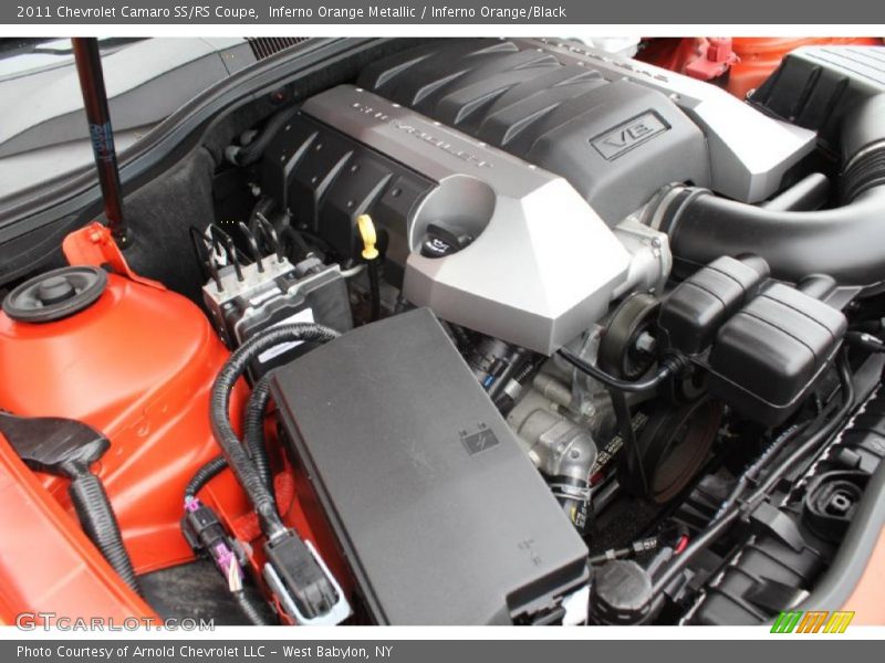 Inferno Orange Metallic / Inferno Orange/Black 2011 Chevrolet Camaro SS/RS Coupe