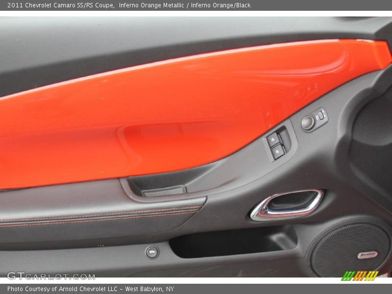Inferno Orange Metallic / Inferno Orange/Black 2011 Chevrolet Camaro SS/RS Coupe