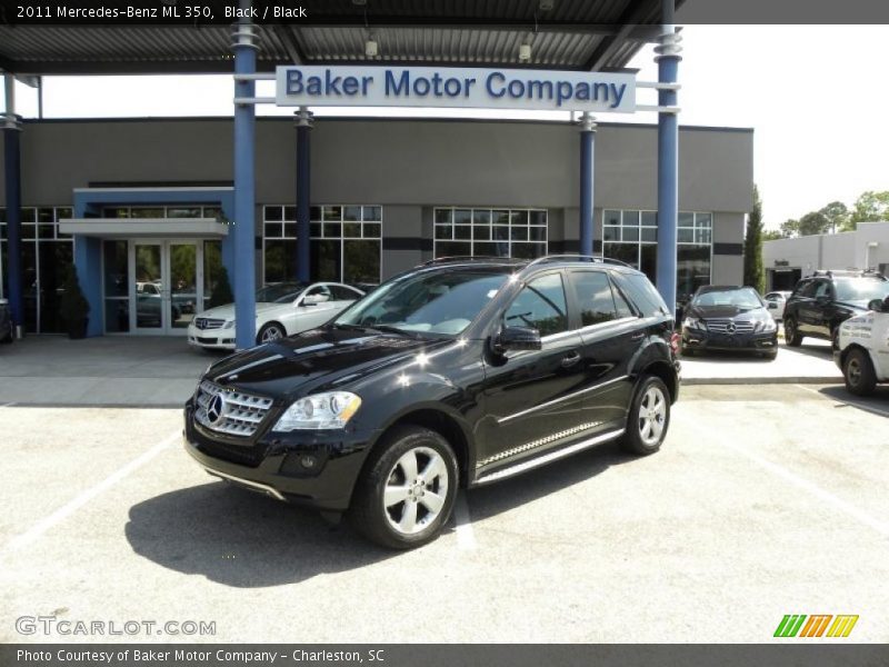 Black / Black 2011 Mercedes-Benz ML 350