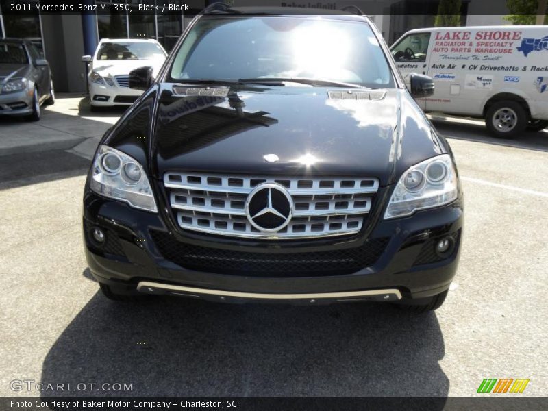 Black / Black 2011 Mercedes-Benz ML 350
