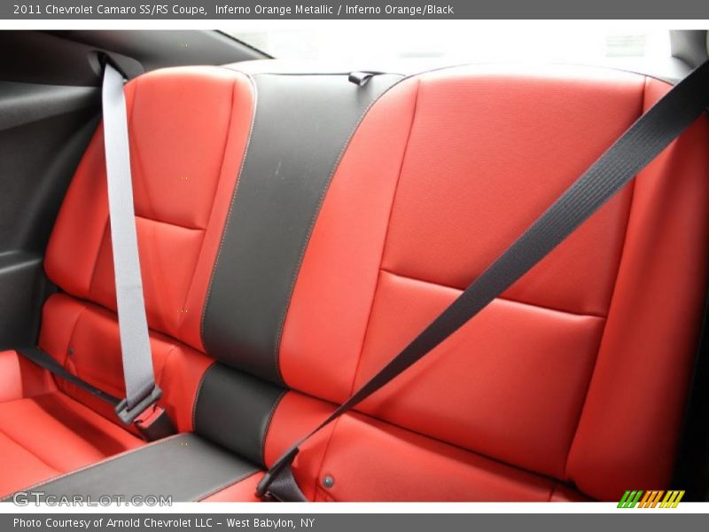 Inferno Orange Metallic / Inferno Orange/Black 2011 Chevrolet Camaro SS/RS Coupe