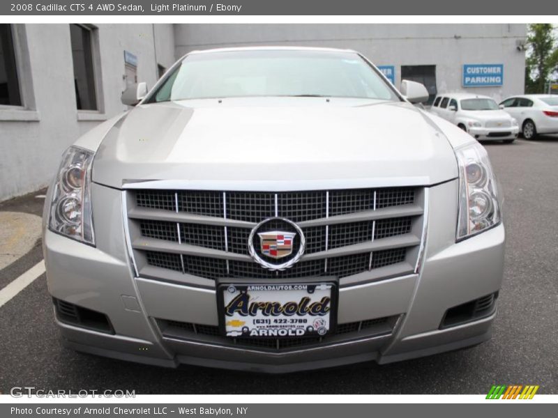 Light Platinum / Ebony 2008 Cadillac CTS 4 AWD Sedan