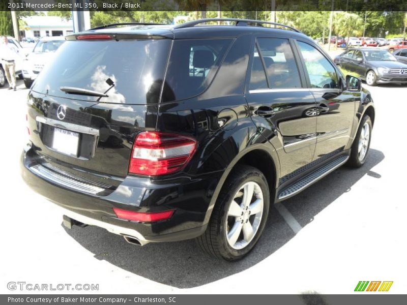 Black / Black 2011 Mercedes-Benz ML 350