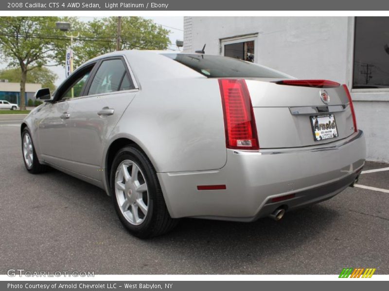 Light Platinum / Ebony 2008 Cadillac CTS 4 AWD Sedan