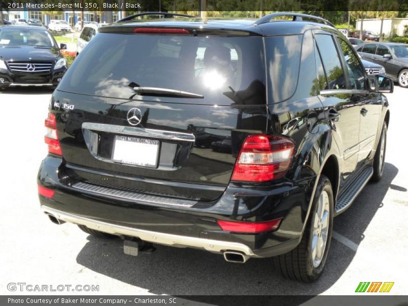 Black / Black 2011 Mercedes-Benz ML 350