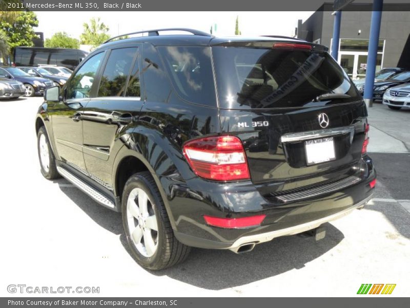 Black / Black 2011 Mercedes-Benz ML 350