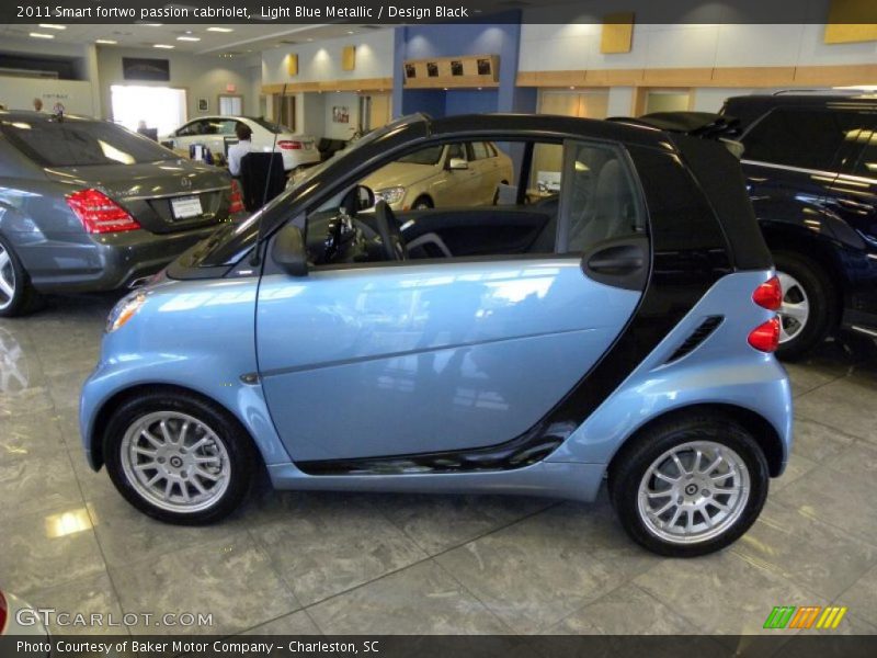  2011 fortwo passion cabriolet Light Blue Metallic