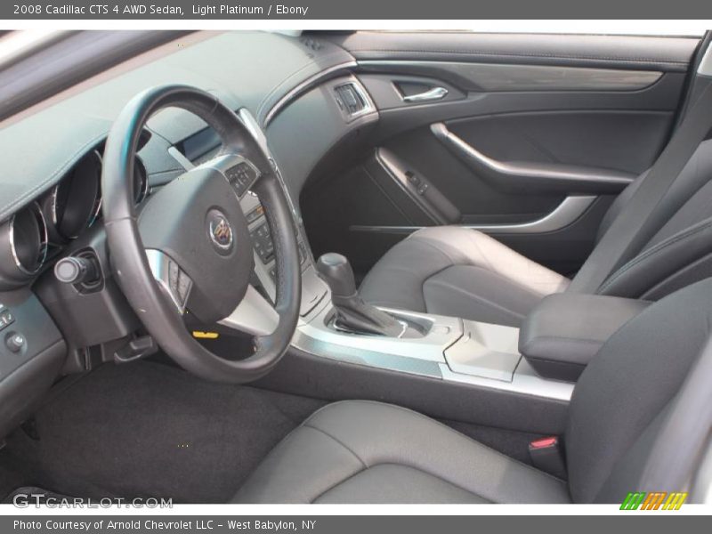 Light Platinum / Ebony 2008 Cadillac CTS 4 AWD Sedan