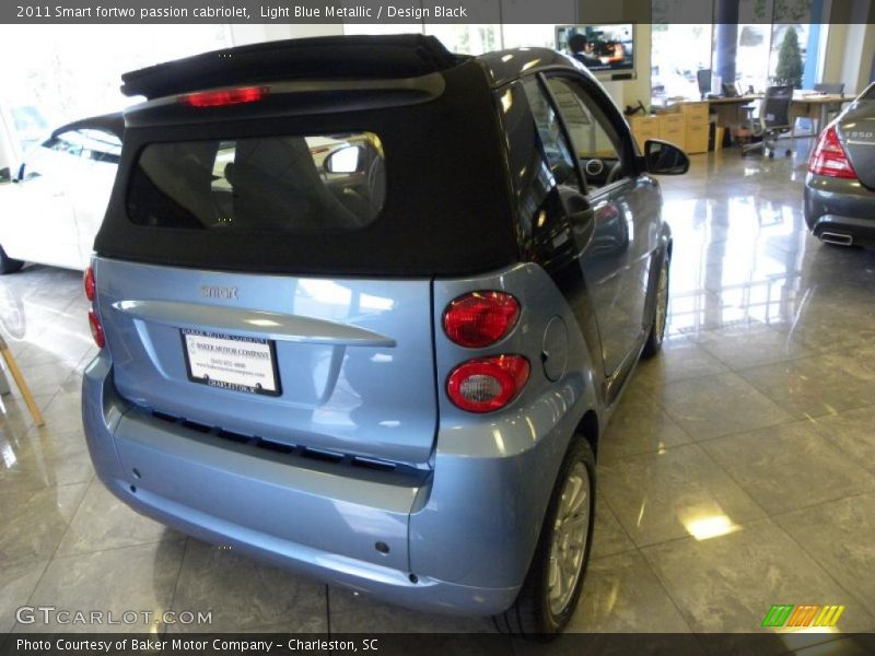 Light Blue Metallic / Design Black 2011 Smart fortwo passion cabriolet