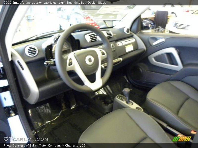 Light Blue Metallic / Design Black 2011 Smart fortwo passion cabriolet