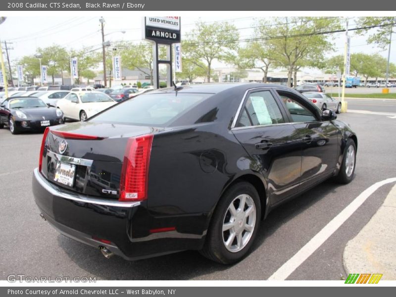 Black Raven / Ebony 2008 Cadillac CTS Sedan