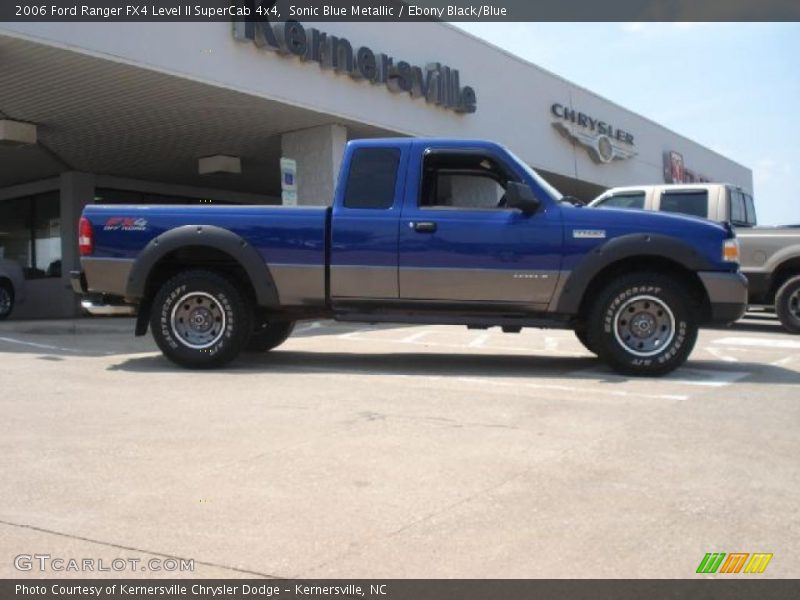 Sonic Blue Metallic / Ebony Black/Blue 2006 Ford Ranger FX4 Level II SuperCab 4x4