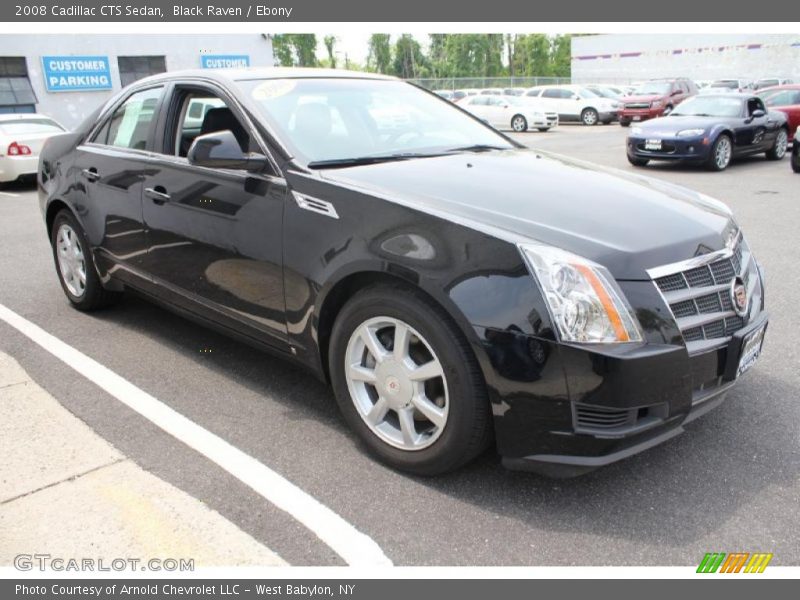 Black Raven / Ebony 2008 Cadillac CTS Sedan