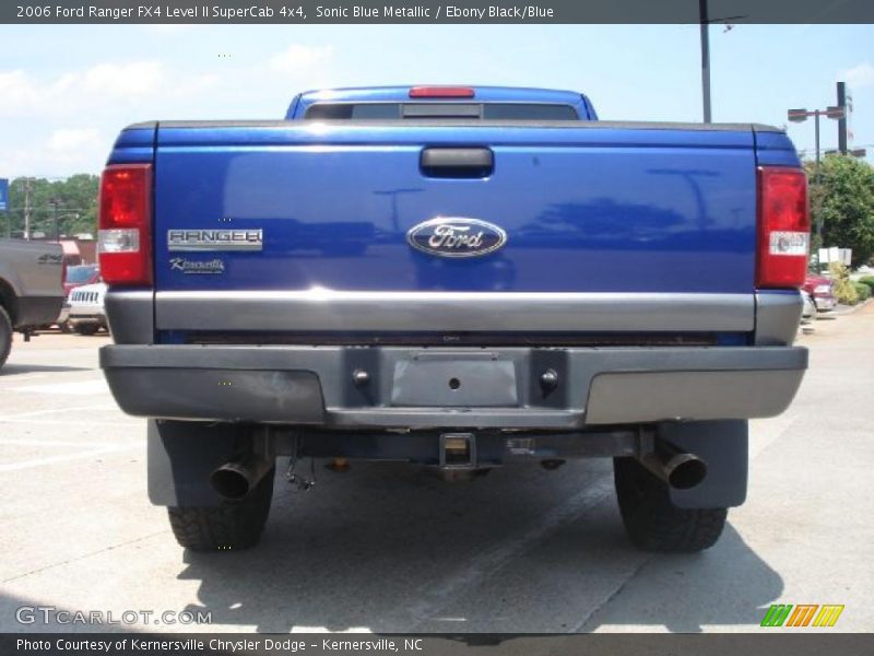 Sonic Blue Metallic / Ebony Black/Blue 2006 Ford Ranger FX4 Level II SuperCab 4x4