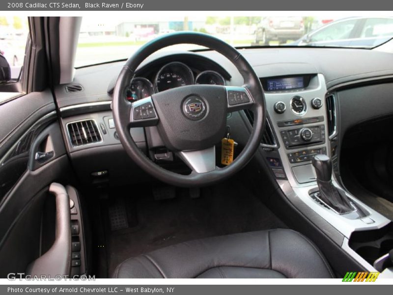 Black Raven / Ebony 2008 Cadillac CTS Sedan