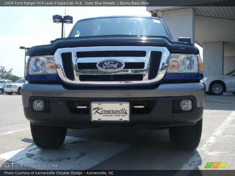 Sonic Blue Metallic / Ebony Black/Blue 2006 Ford Ranger FX4 Level II SuperCab 4x4