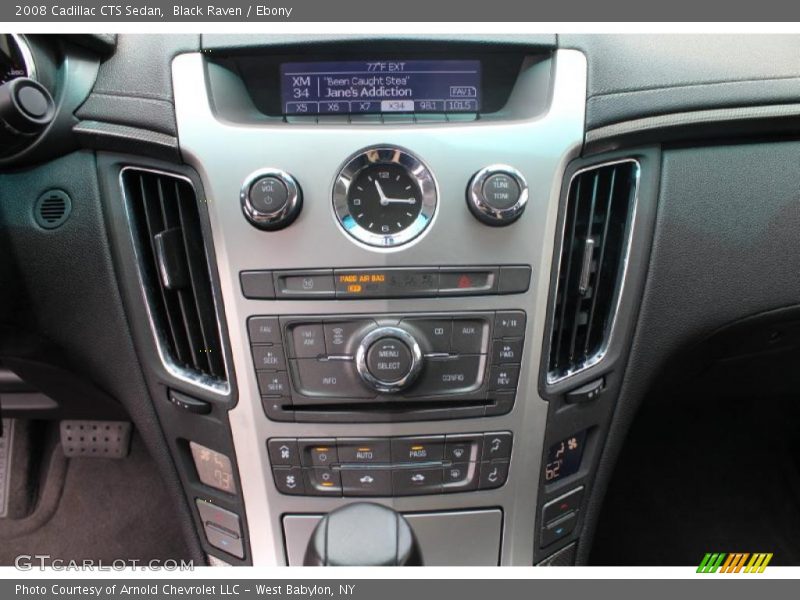 Black Raven / Ebony 2008 Cadillac CTS Sedan