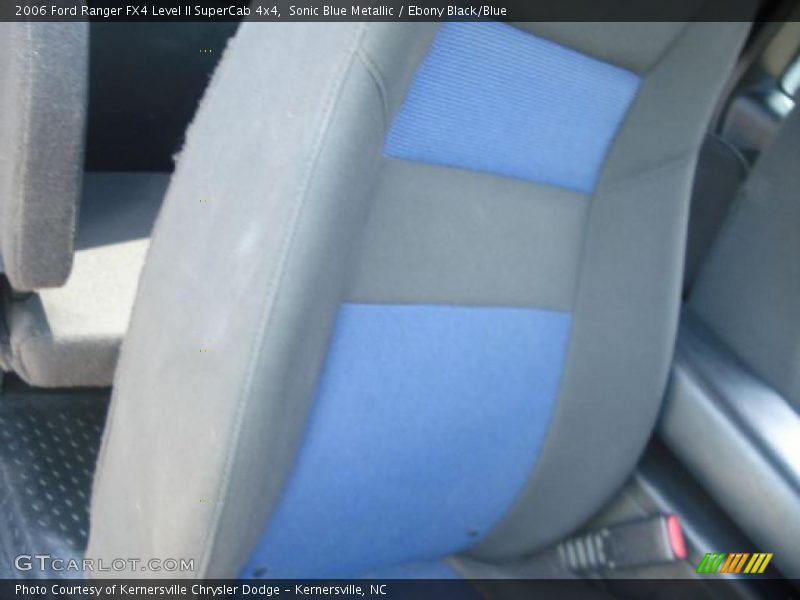 Sonic Blue Metallic / Ebony Black/Blue 2006 Ford Ranger FX4 Level II SuperCab 4x4