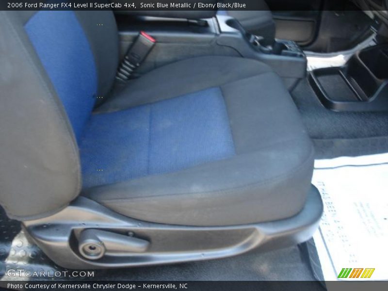 Sonic Blue Metallic / Ebony Black/Blue 2006 Ford Ranger FX4 Level II SuperCab 4x4