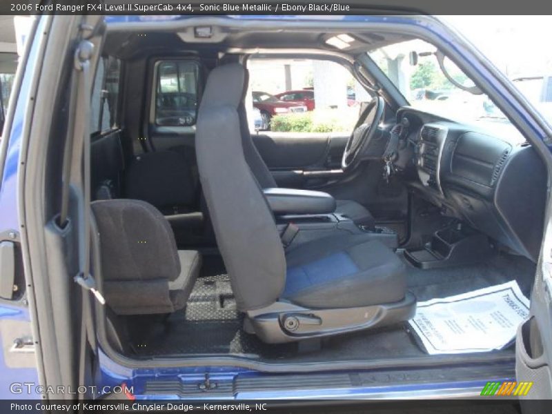 Sonic Blue Metallic / Ebony Black/Blue 2006 Ford Ranger FX4 Level II SuperCab 4x4