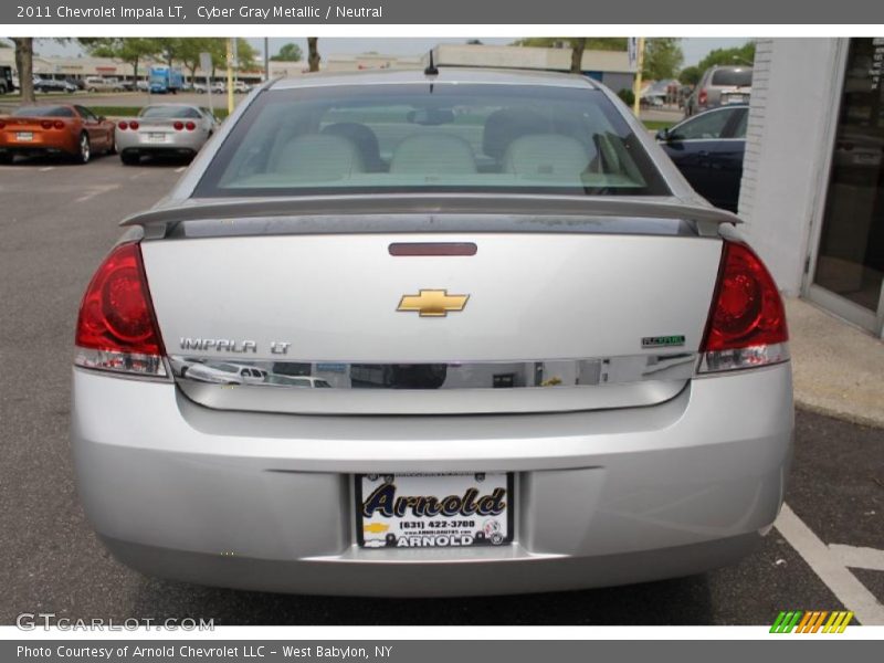 Cyber Gray Metallic / Neutral 2011 Chevrolet Impala LT