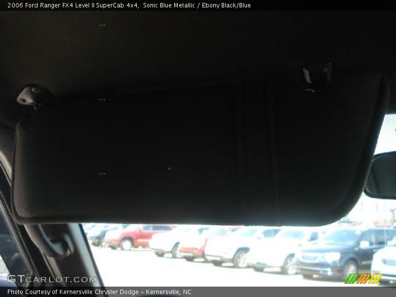 Sonic Blue Metallic / Ebony Black/Blue 2006 Ford Ranger FX4 Level II SuperCab 4x4