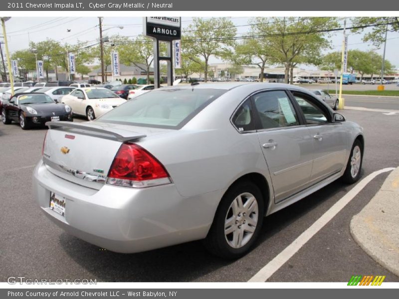 Cyber Gray Metallic / Neutral 2011 Chevrolet Impala LT