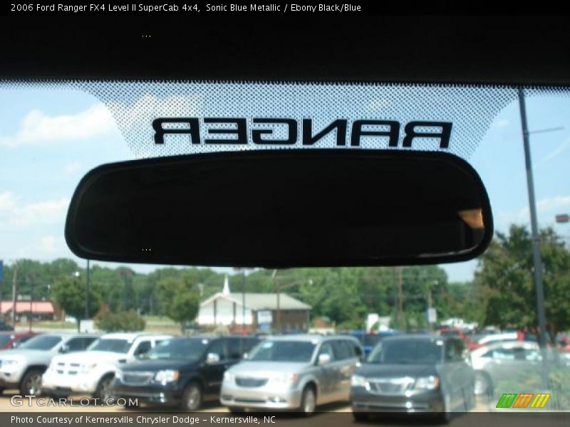 Sonic Blue Metallic / Ebony Black/Blue 2006 Ford Ranger FX4 Level II SuperCab 4x4
