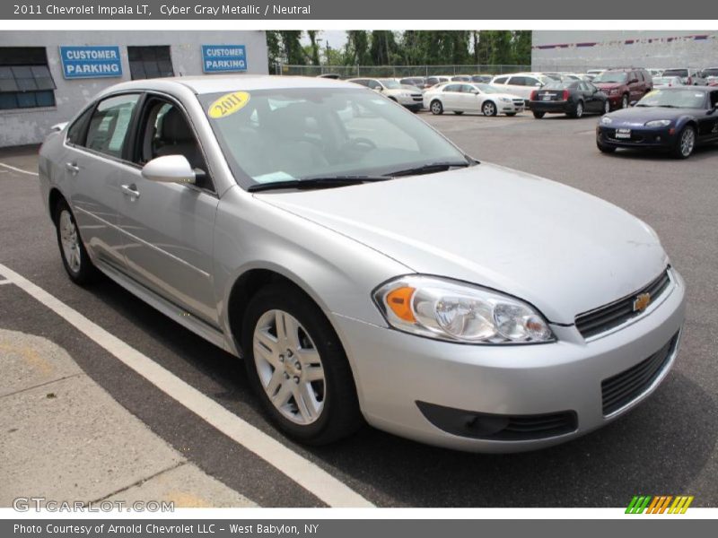 Cyber Gray Metallic / Neutral 2011 Chevrolet Impala LT