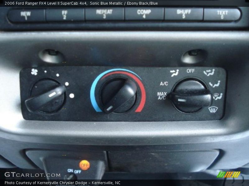 Sonic Blue Metallic / Ebony Black/Blue 2006 Ford Ranger FX4 Level II SuperCab 4x4