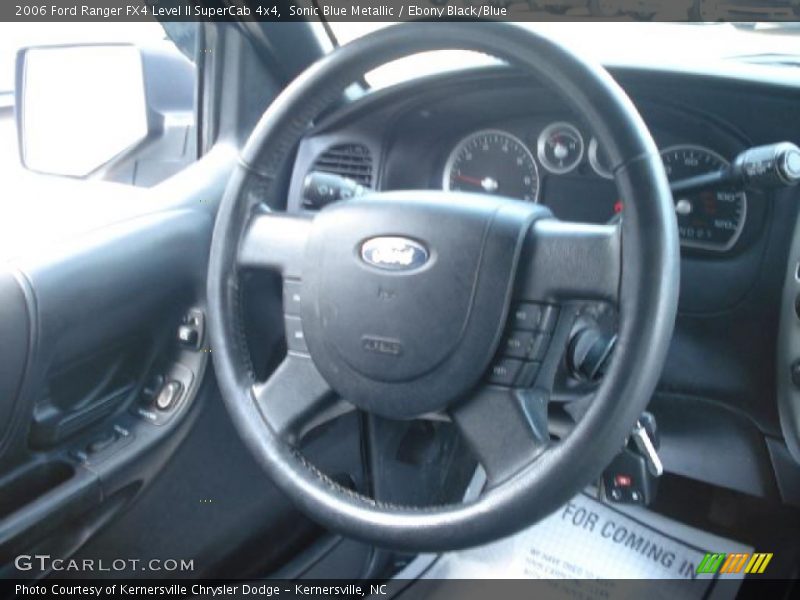 Sonic Blue Metallic / Ebony Black/Blue 2006 Ford Ranger FX4 Level II SuperCab 4x4