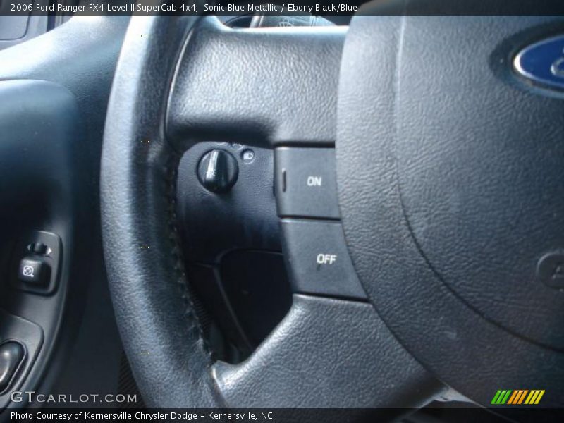 Sonic Blue Metallic / Ebony Black/Blue 2006 Ford Ranger FX4 Level II SuperCab 4x4