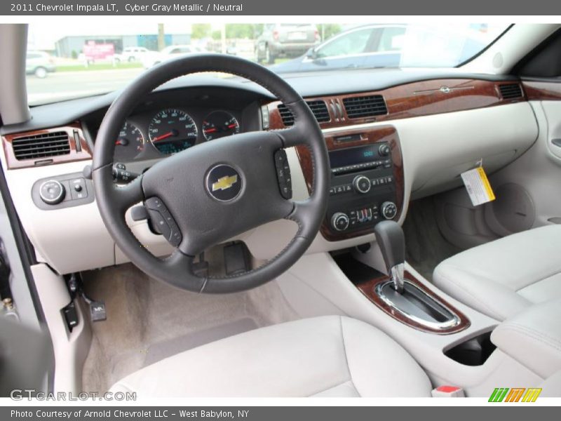 Cyber Gray Metallic / Neutral 2011 Chevrolet Impala LT