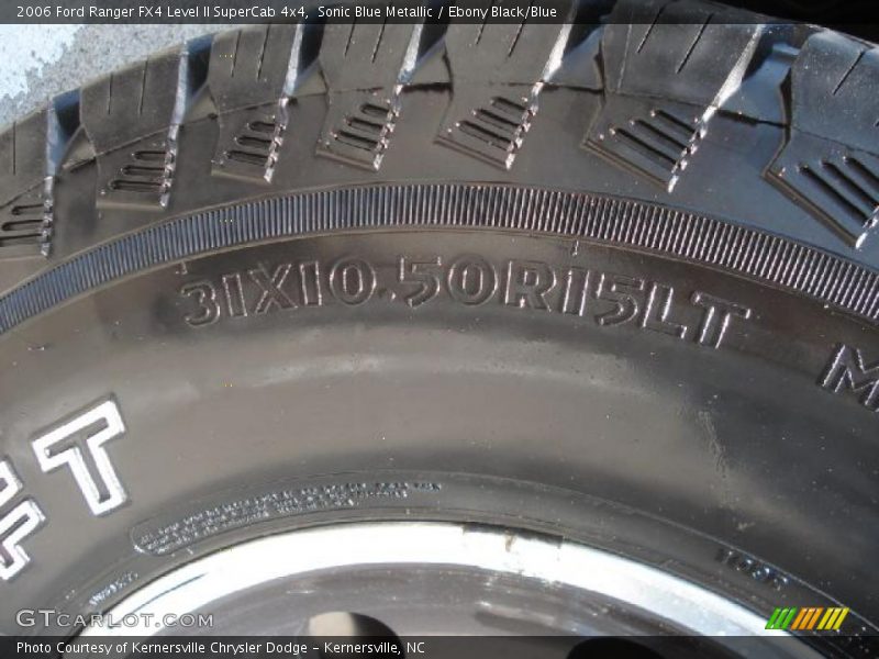 Sonic Blue Metallic / Ebony Black/Blue 2006 Ford Ranger FX4 Level II SuperCab 4x4