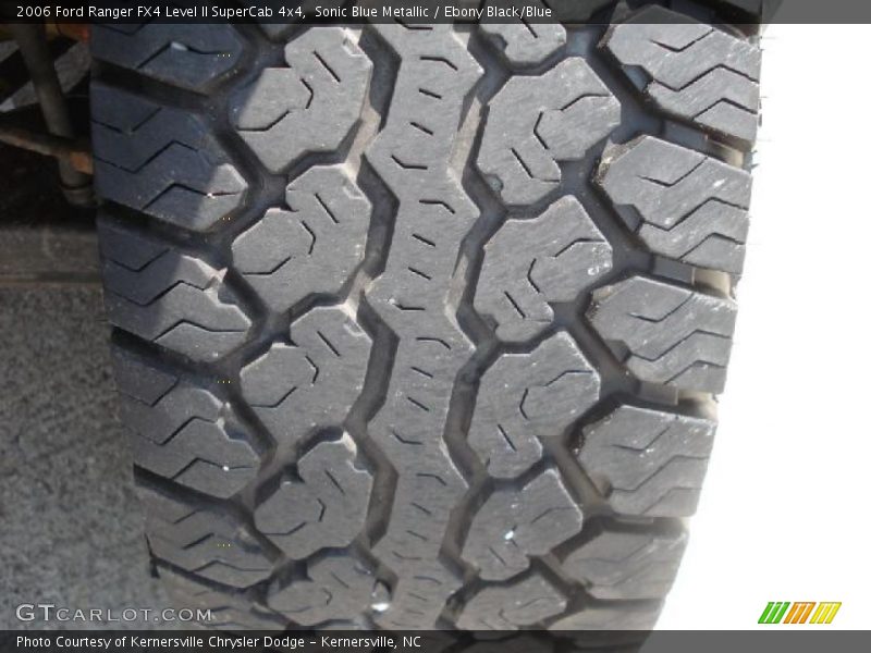 Sonic Blue Metallic / Ebony Black/Blue 2006 Ford Ranger FX4 Level II SuperCab 4x4