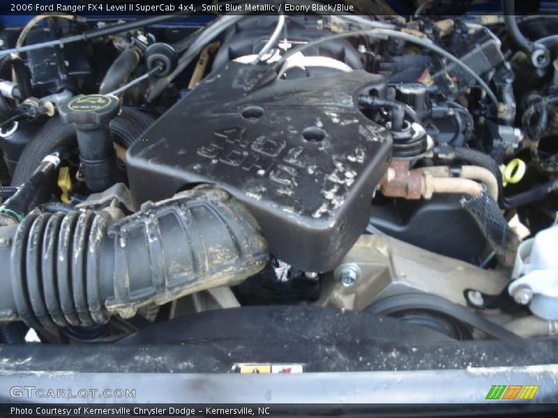 Sonic Blue Metallic / Ebony Black/Blue 2006 Ford Ranger FX4 Level II SuperCab 4x4