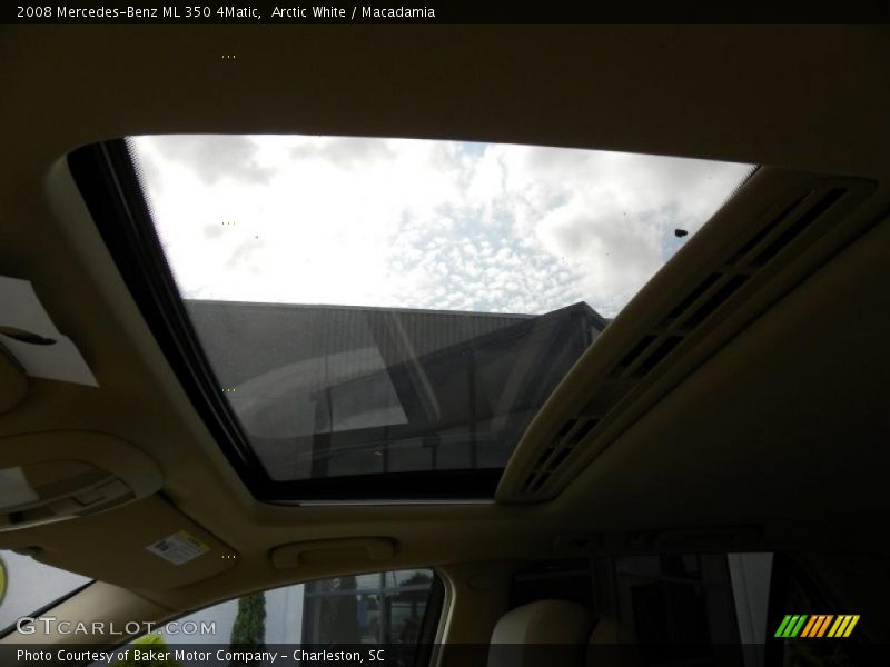 Arctic White / Macadamia 2008 Mercedes-Benz ML 350 4Matic