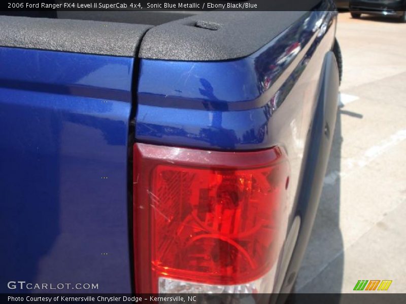 Sonic Blue Metallic / Ebony Black/Blue 2006 Ford Ranger FX4 Level II SuperCab 4x4