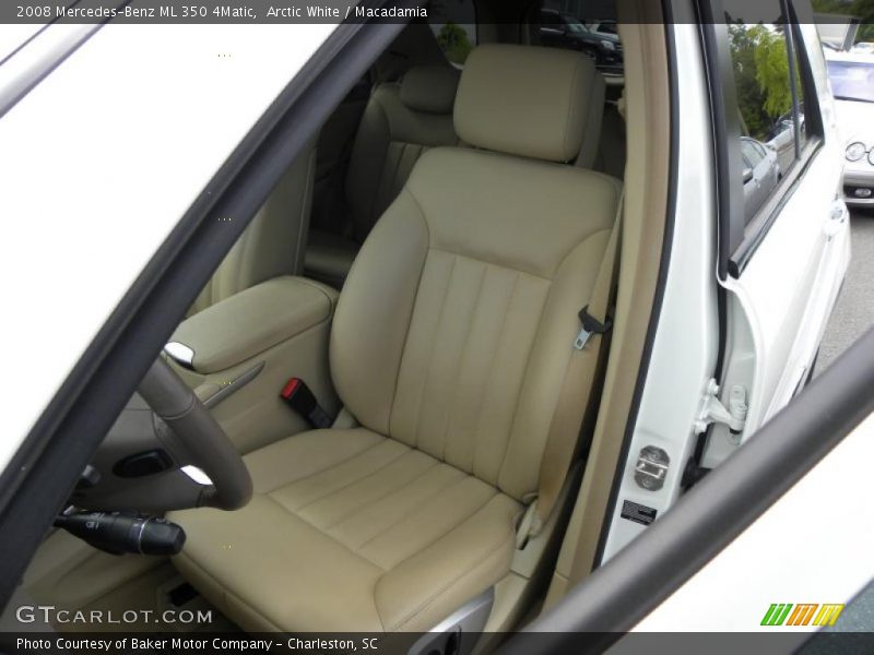 Arctic White / Macadamia 2008 Mercedes-Benz ML 350 4Matic