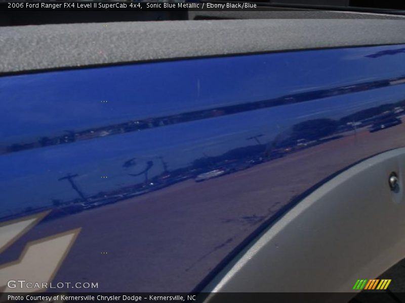 Sonic Blue Metallic / Ebony Black/Blue 2006 Ford Ranger FX4 Level II SuperCab 4x4