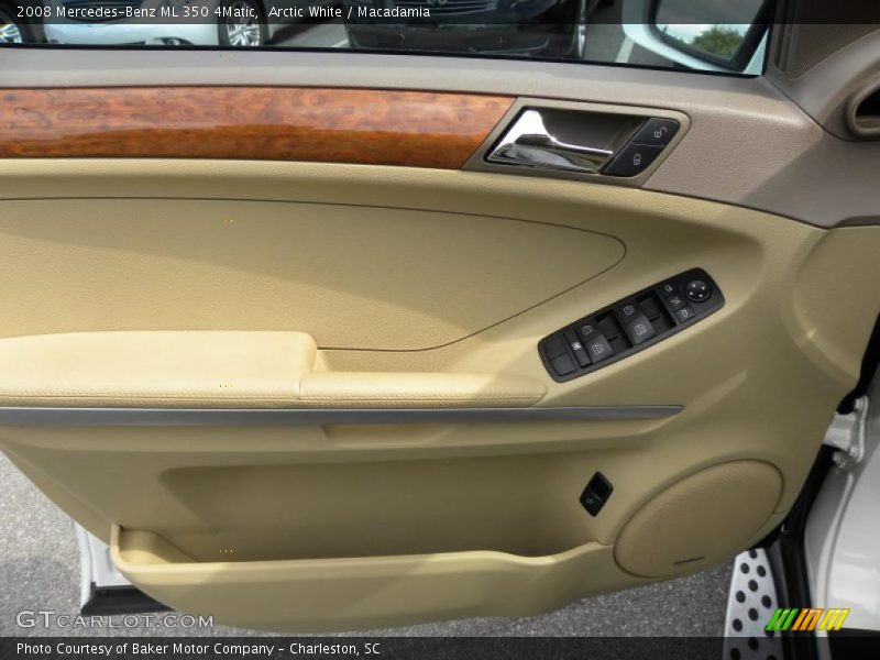 Arctic White / Macadamia 2008 Mercedes-Benz ML 350 4Matic