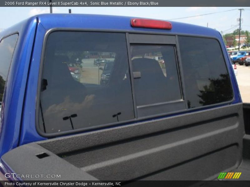Sonic Blue Metallic / Ebony Black/Blue 2006 Ford Ranger FX4 Level II SuperCab 4x4