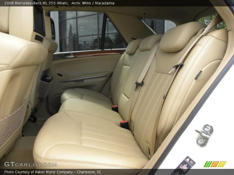 Arctic White / Macadamia 2008 Mercedes-Benz ML 350 4Matic