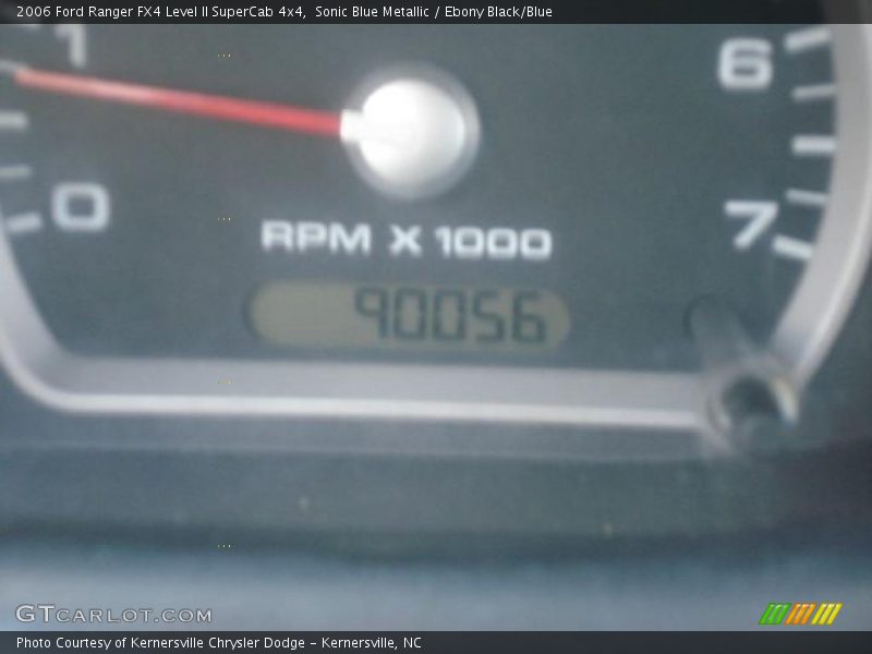 Sonic Blue Metallic / Ebony Black/Blue 2006 Ford Ranger FX4 Level II SuperCab 4x4
