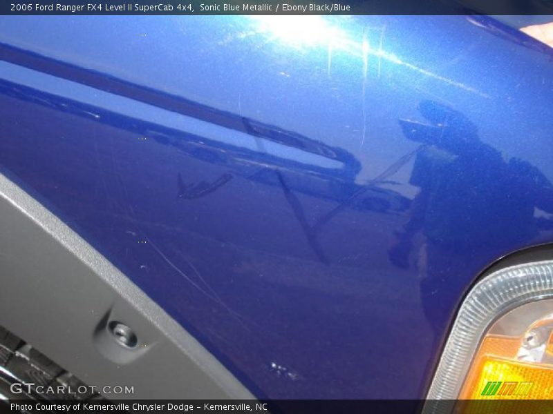 Sonic Blue Metallic / Ebony Black/Blue 2006 Ford Ranger FX4 Level II SuperCab 4x4