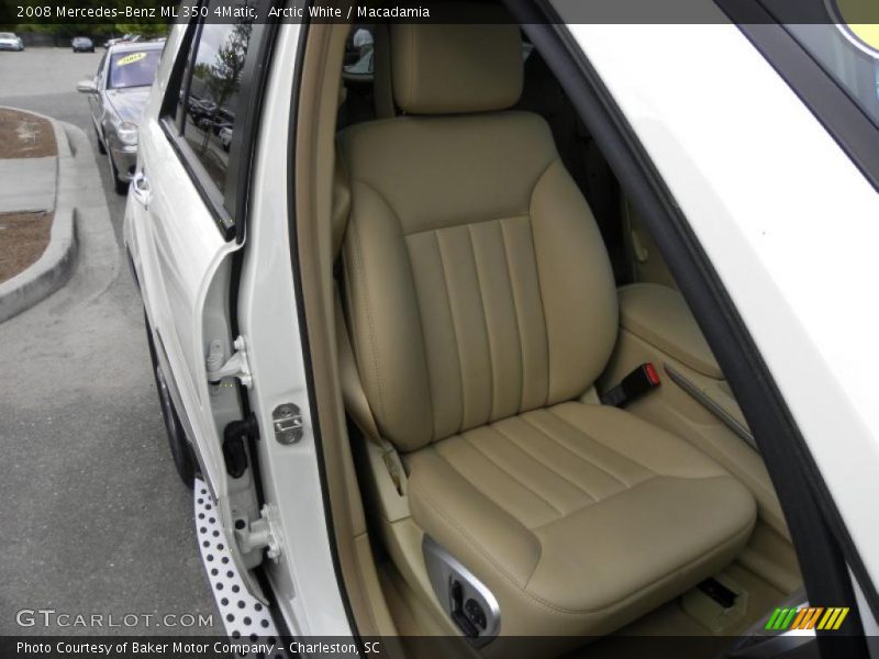Arctic White / Macadamia 2008 Mercedes-Benz ML 350 4Matic