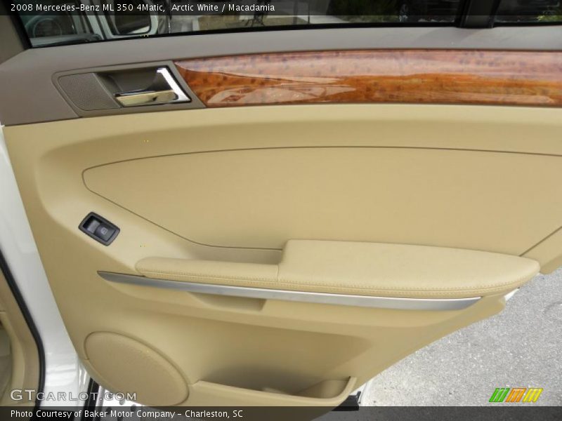 Arctic White / Macadamia 2008 Mercedes-Benz ML 350 4Matic
