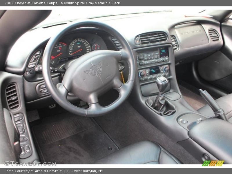 Black Interior - 2003 Corvette Coupe 